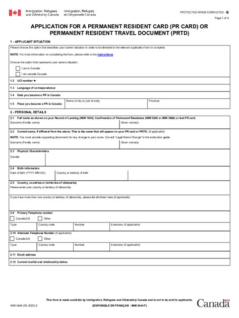 PRTD Validity and Application Permanent Resident Travel 2023.